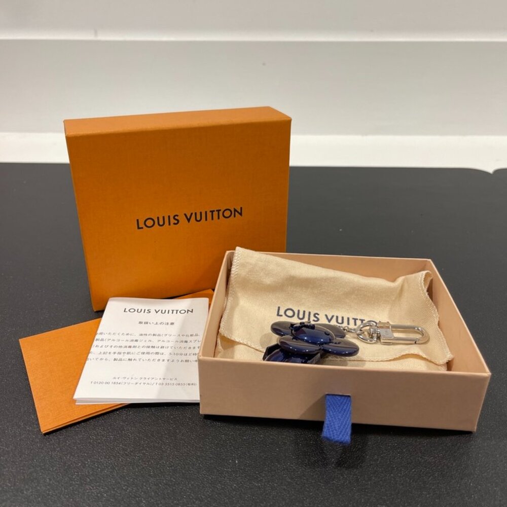 Louis Vuitton Marine Blue Vivienne Bag Charm/Key Holder (JB1321)